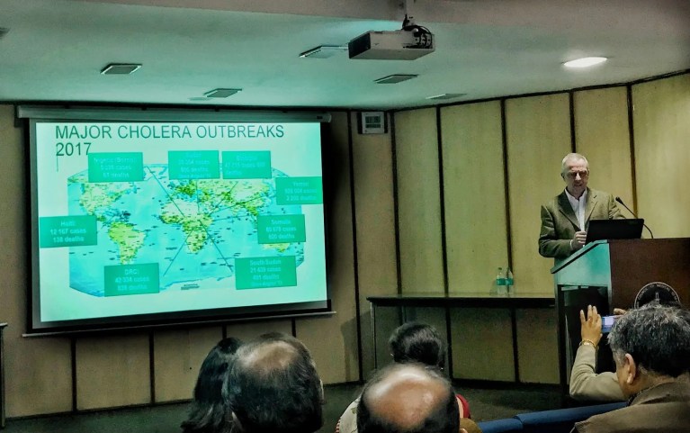 A presentation on major cholera outbreaks of 2017, January 2018